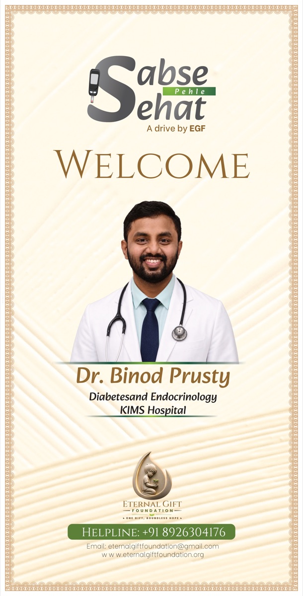 Dr. Binod Prusty — Diabetes & Endocrinology, KIMS Hospital