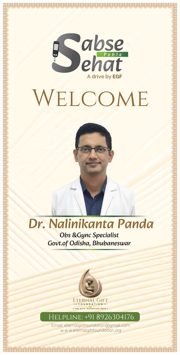 Dr. Nalinikanta Panda — Obstetrics & Gynaecology Specialist, Govt. of Odisha, Bhubaneswar