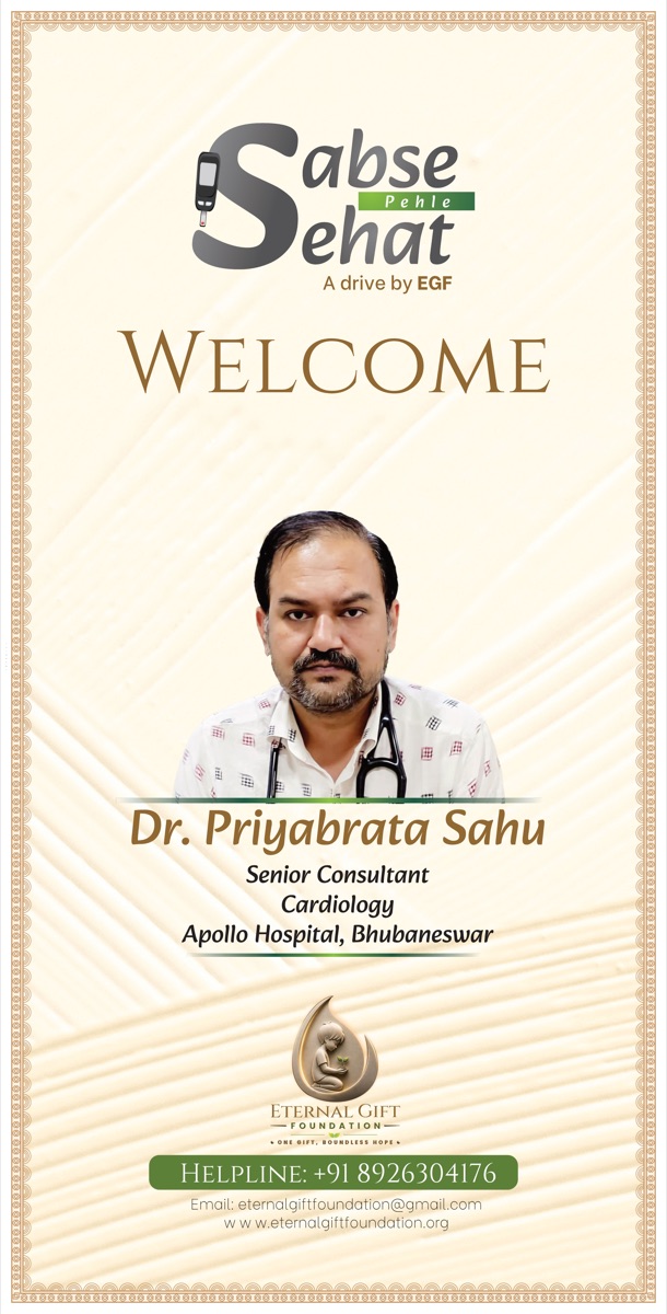 Dr. Priyabrata Sahu — Senior Consultant, Cardiology, Apollo Hospital, Bhubaneswar