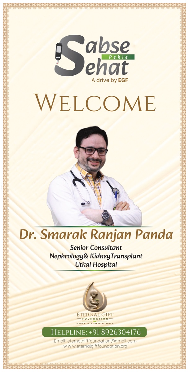 Dr. Smarak Ranjan Panda — Senior Consultant, Nephrology & Kidney Transplant, Utkal Hospital