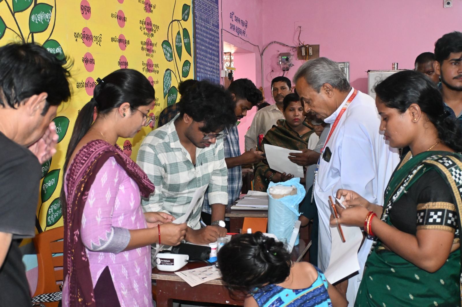 Registration and basic check-ups