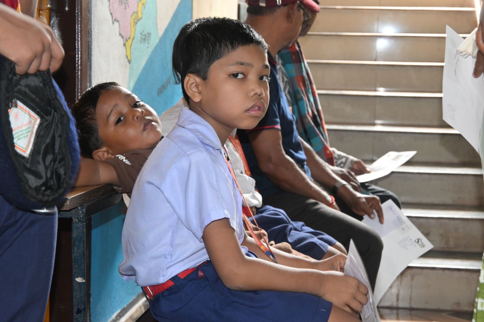 Children waiting for their check-up