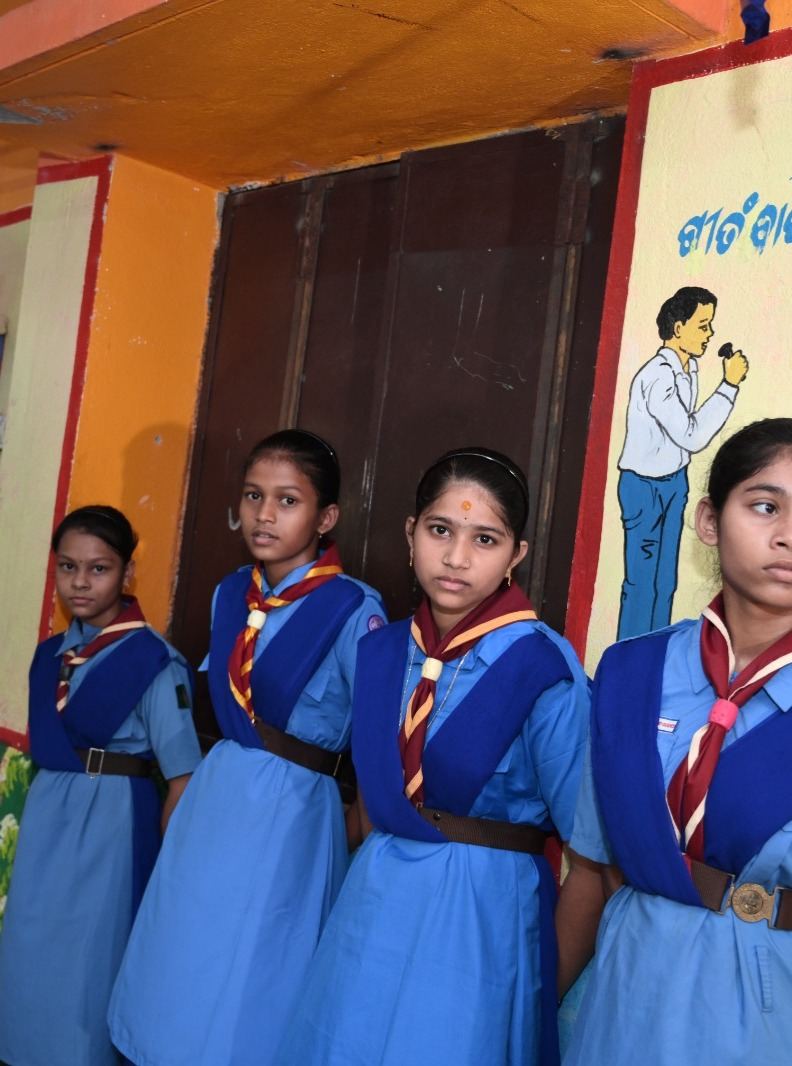 Young Scout & Guide volunteers