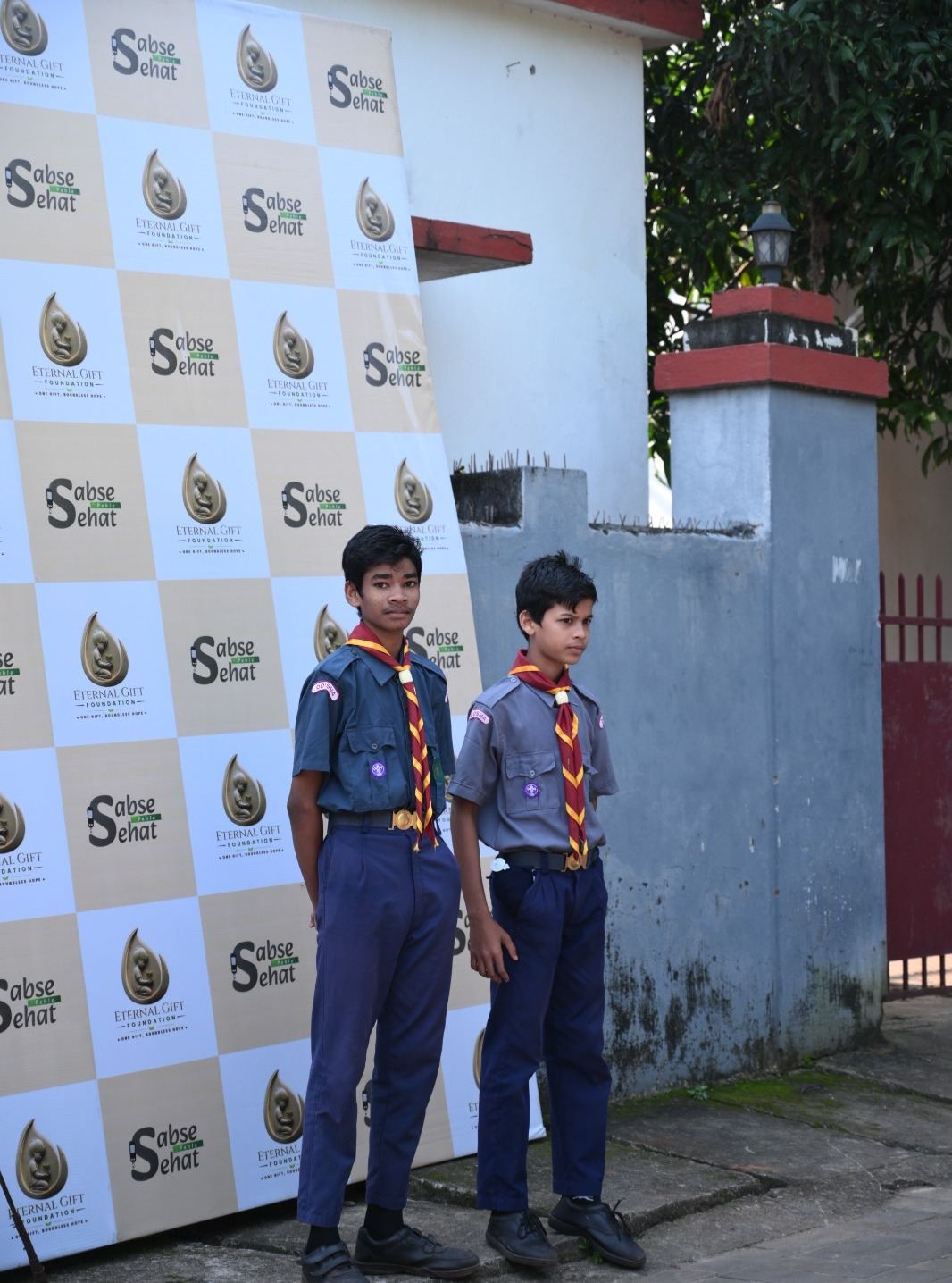 Scouts on duty