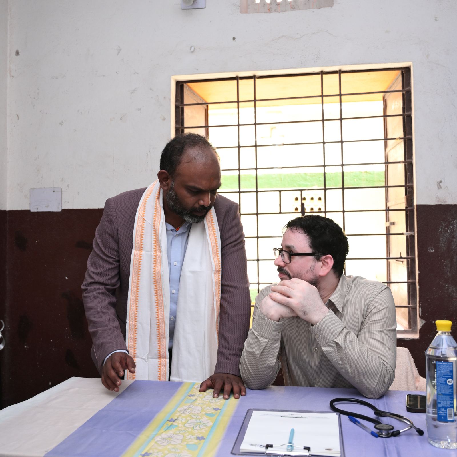 Dr. Smarak Ranjan Panda at the drive