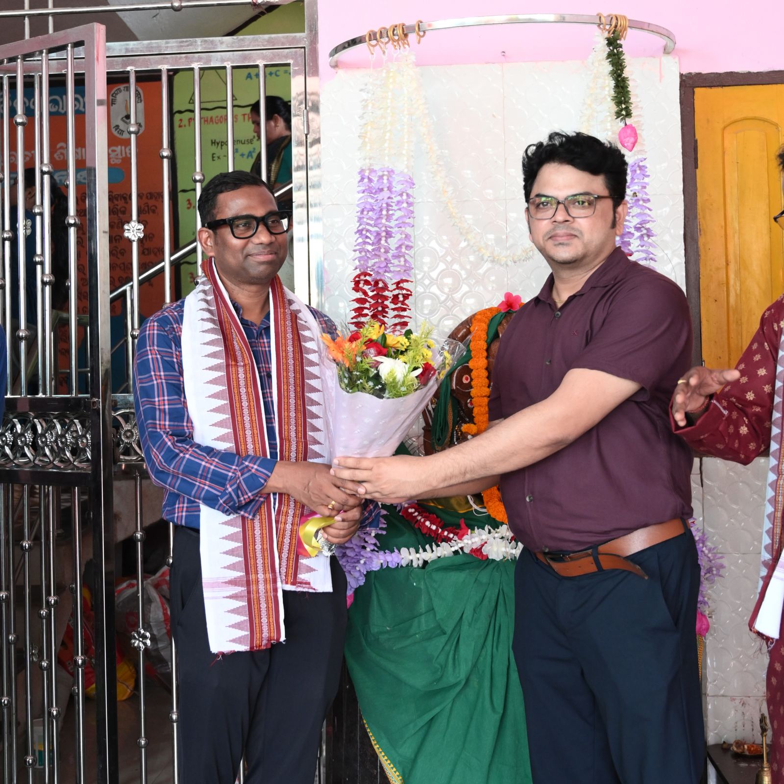 Felicitating Dr. Puspak Samal